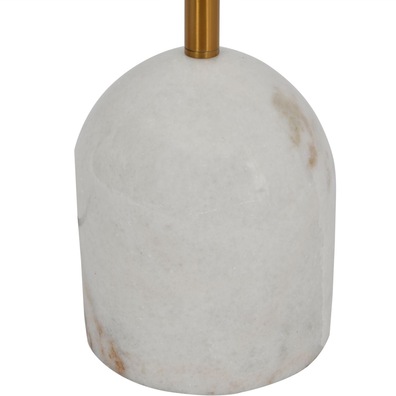 Constellation Bronze & White Marble Orb Floor Lamp